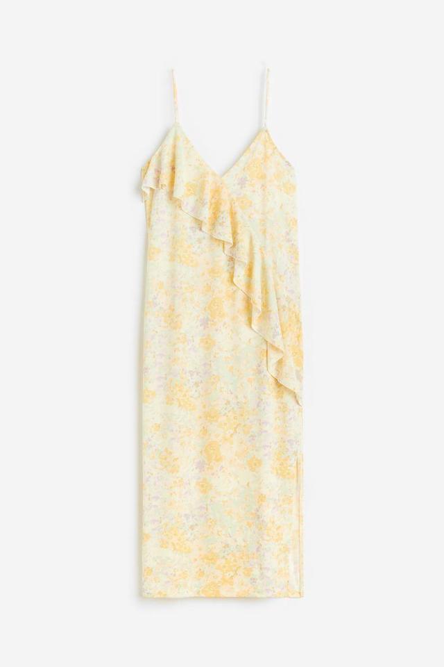 Flounce-detail Slip Dress Product Image