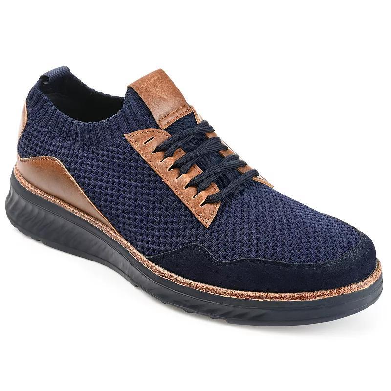 Vance Co. Julius Mens Knit Casual Dress Shoes Blue Product Image