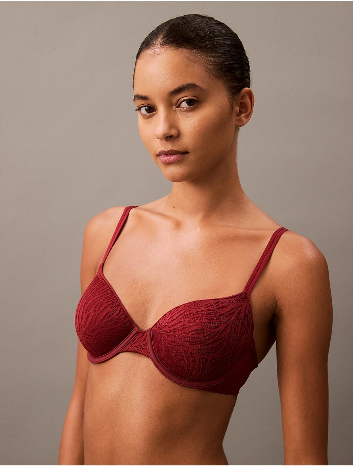 Calvin Klein Sheer Marquisette Lace Lightly Lined Demi Bra Product Image