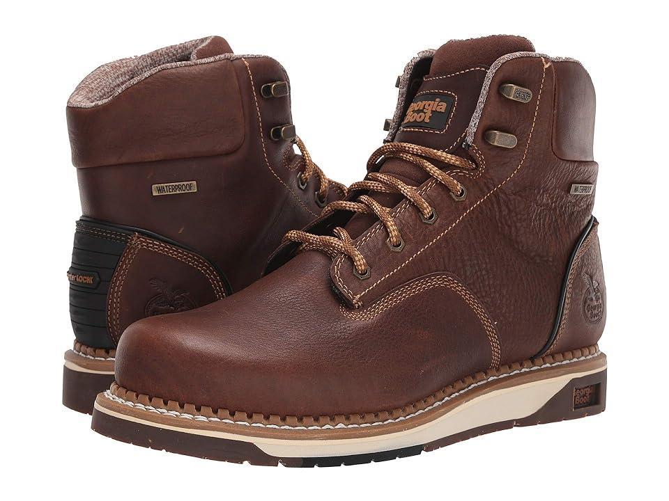 Georgia Boots Amp LT Mens Waterproof Steel Toe Work Boots Product Image