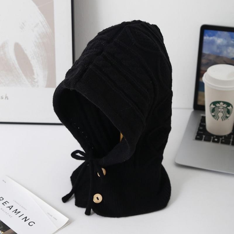 Patterned Knit Balaclava Product Image