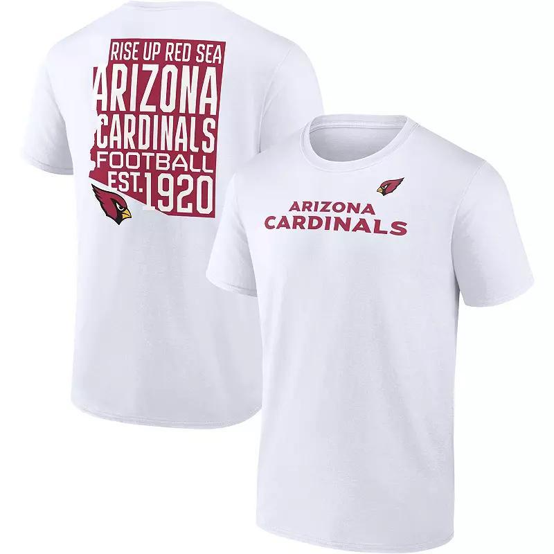 Mens Fanatics Arizona Cardinals Hot Shot State T-Shirt Product Image