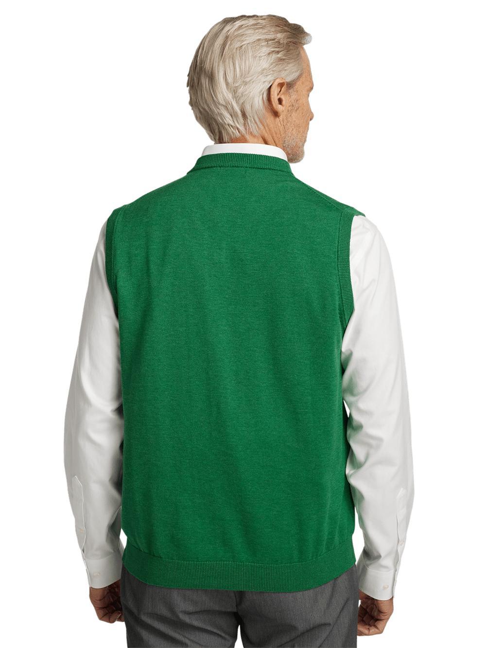 Supima Cotton Vest - Green Product Image