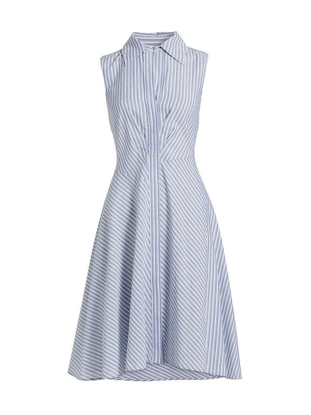 Womens Smith Striped Cotton Midi-Dress Product Image