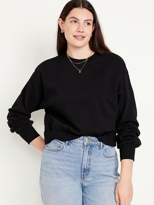 SoComfy Drop-Shoulder Crew-Neck Sweatshirt Product Image