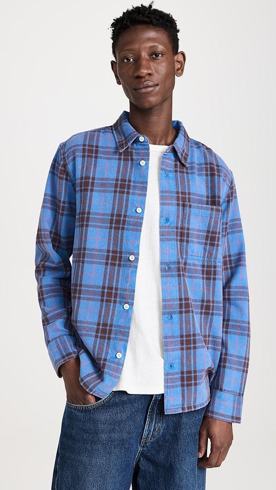 Madewell Long Sleeve Boxy Vintage Plaid Flannel | Shopbop Product Image