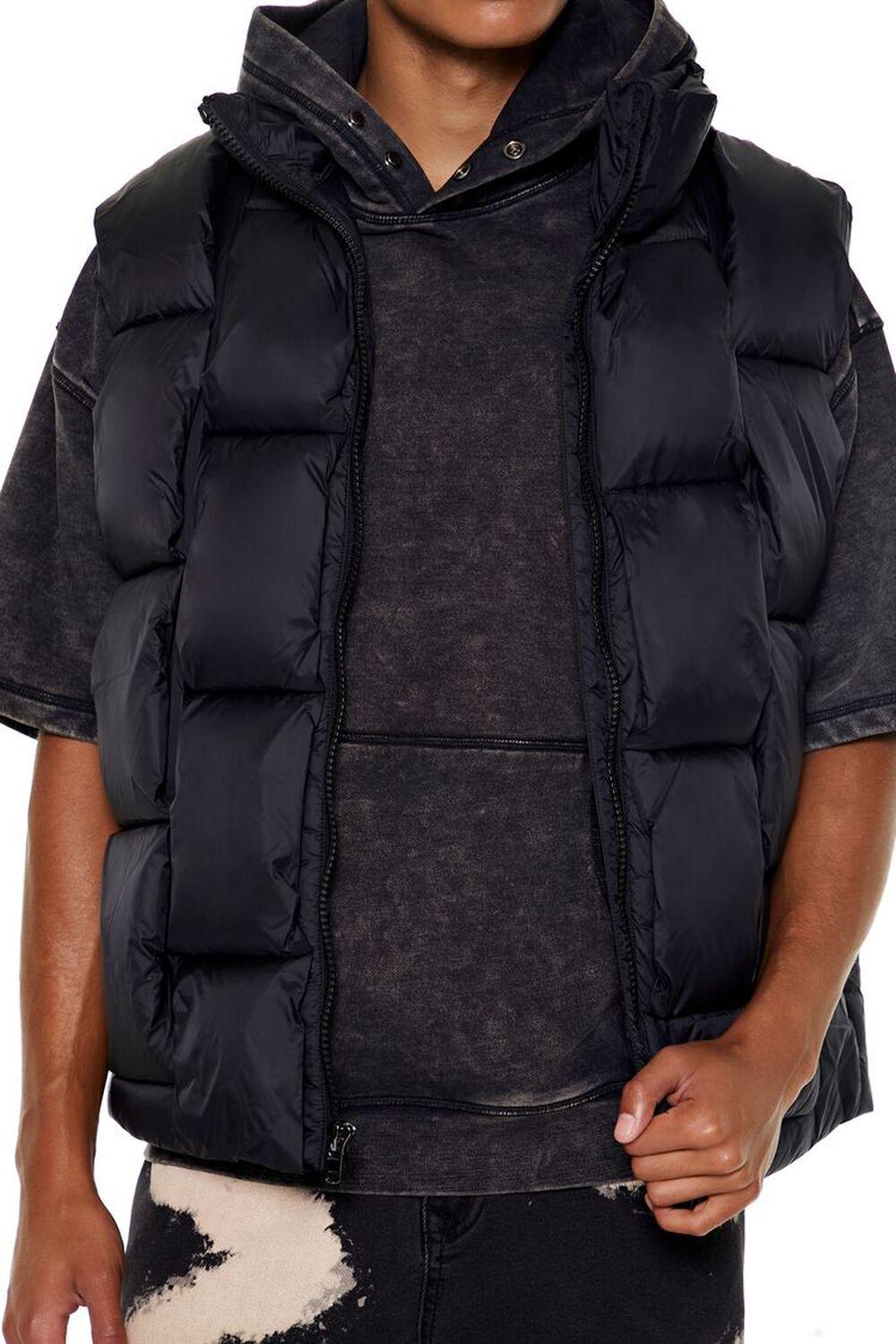 Quilted Zip-Up Puffer Vest | Forever 21 Product Image