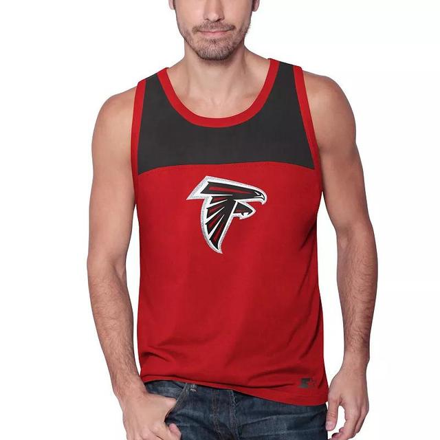 Mens Starter /Black Atlanta Falcons Logo Touchdown Fashion Tank Top Product Image