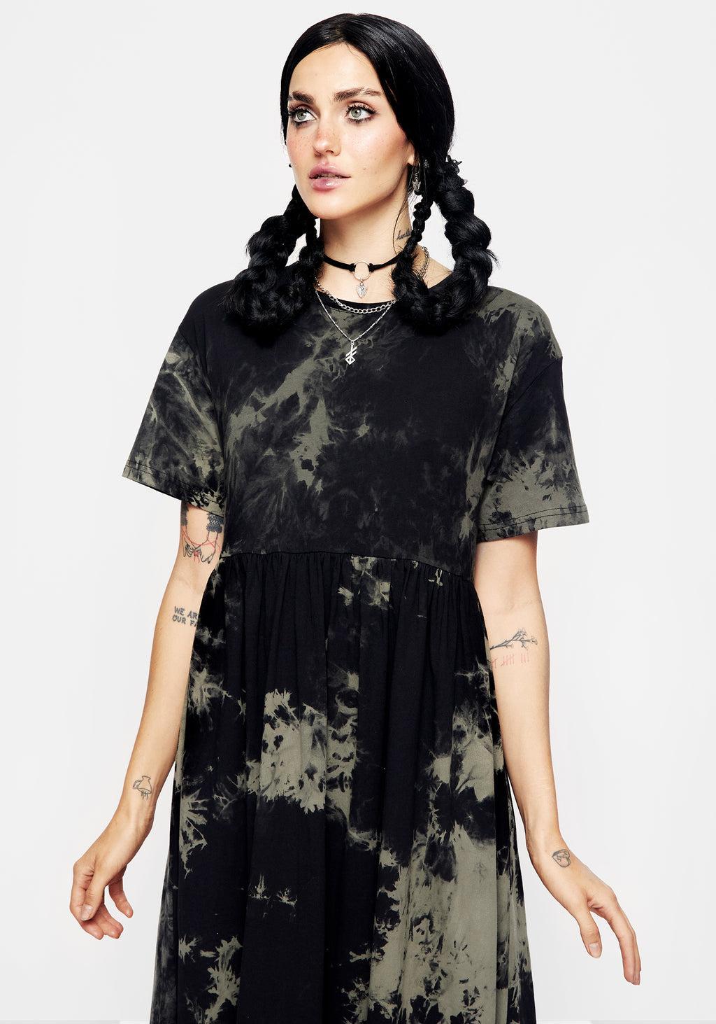 Grievance Tie Dye Midi Dress Product Image