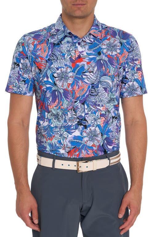 Robert Graham Roxberry Floral Performance Polo Product Image