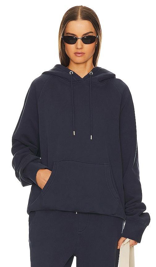 WAO The Pullover Hoodie in Navy. - size L (also in M, S, XS) Product Image