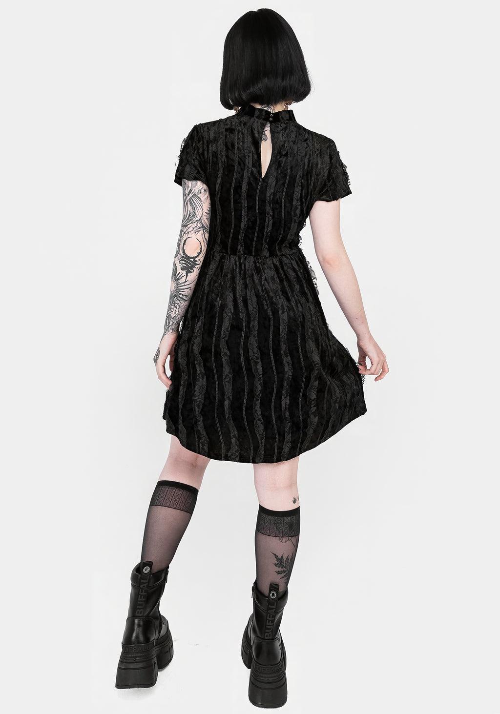 Imogen Velour Mini Dress Product Image