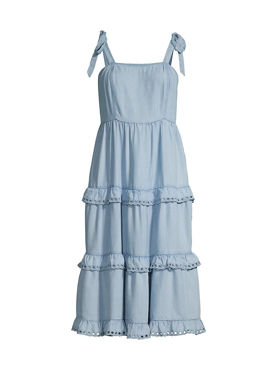 STELLAH Eyelet Ruffle Sundress Product Image