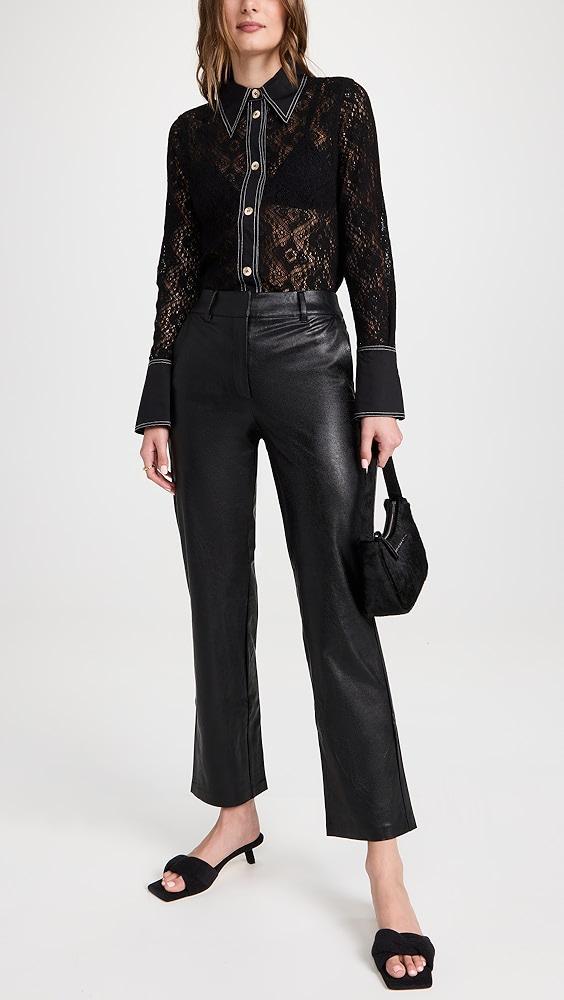 Commando Faux Leather Full Length Trousers | Shopbop Product Image