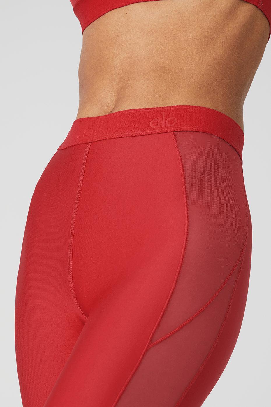 Airlift High-Waist Ballet Dream Legging - Classic Red Product Image