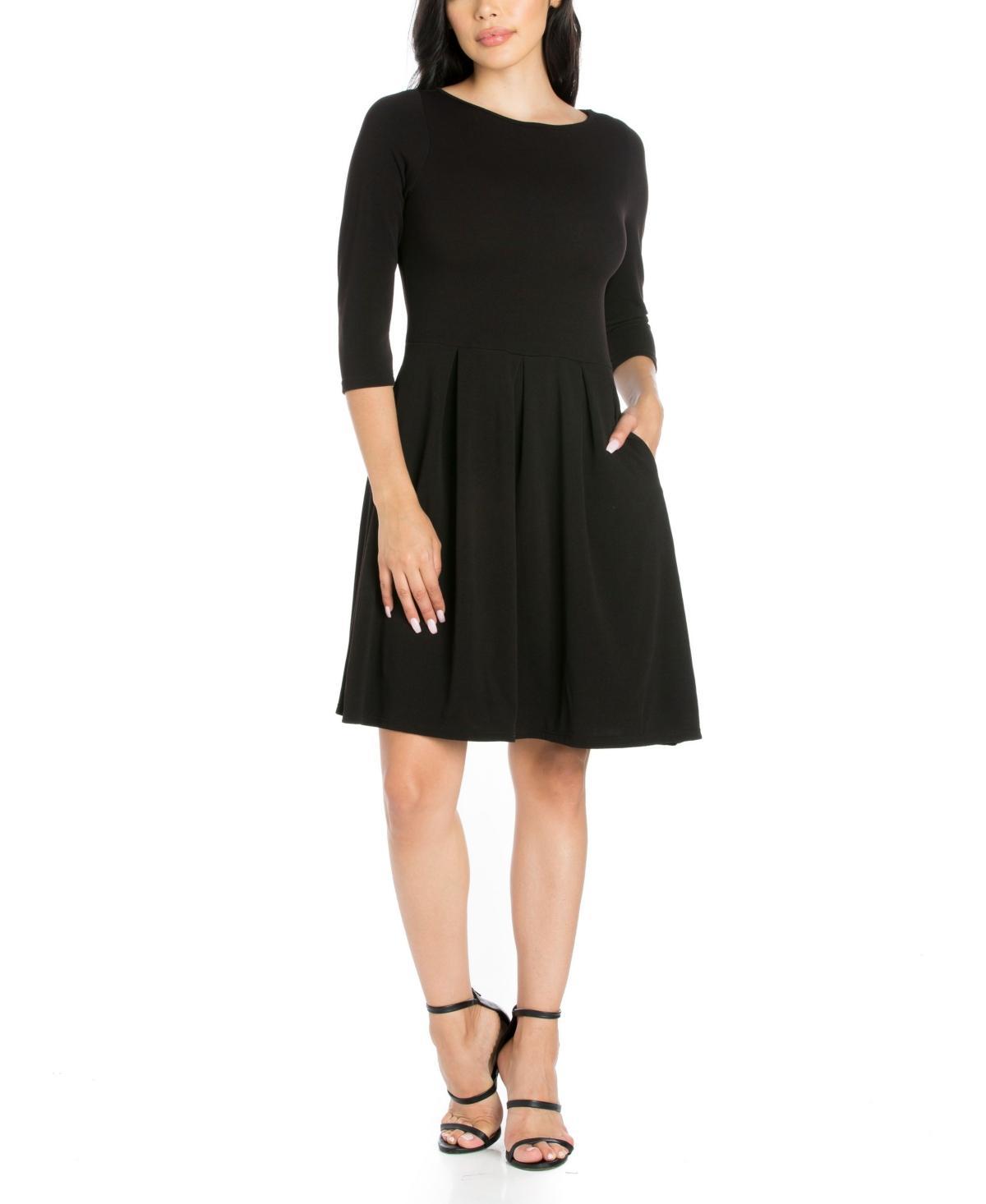 Womens Perfect Fit and Flare Pocket Dress product image