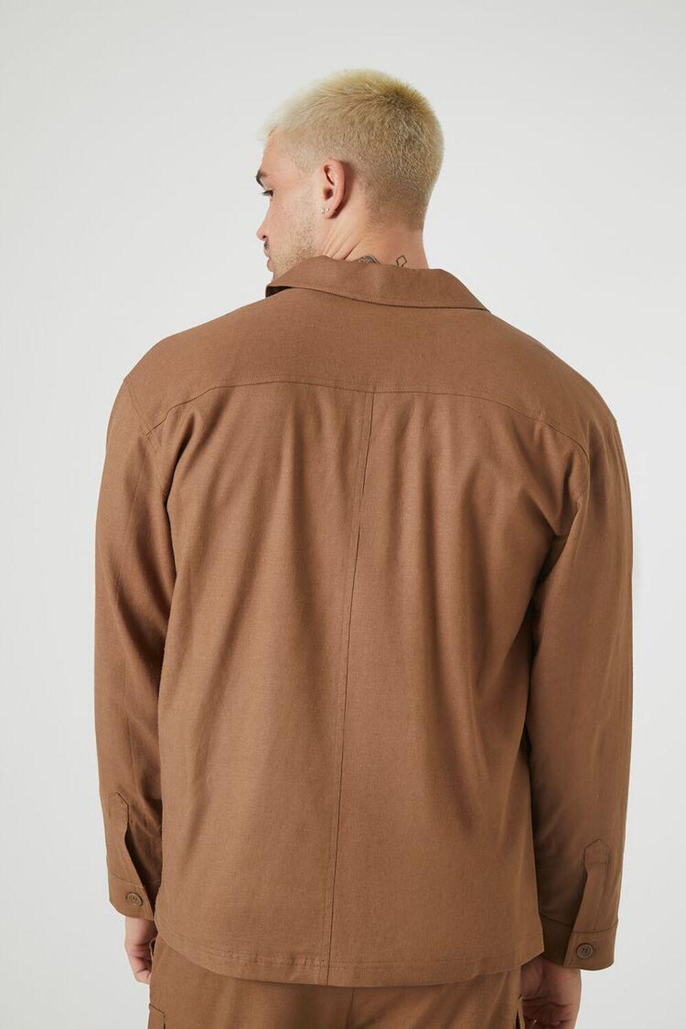 Long-Sleeve Cargo Shacket | Forever 21 Product Image