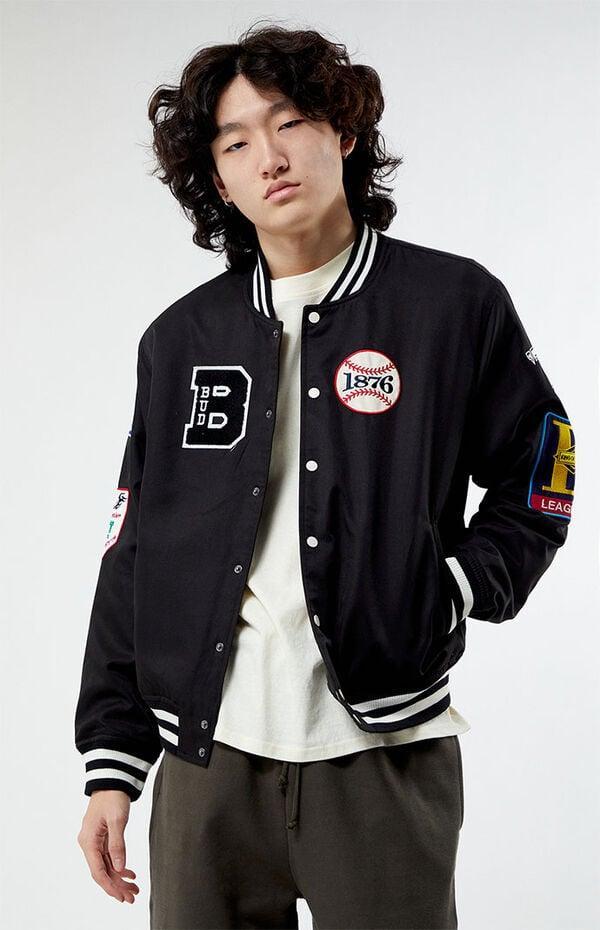 Budweiser Men's By PacSun Varsity Team Jacket Product Image