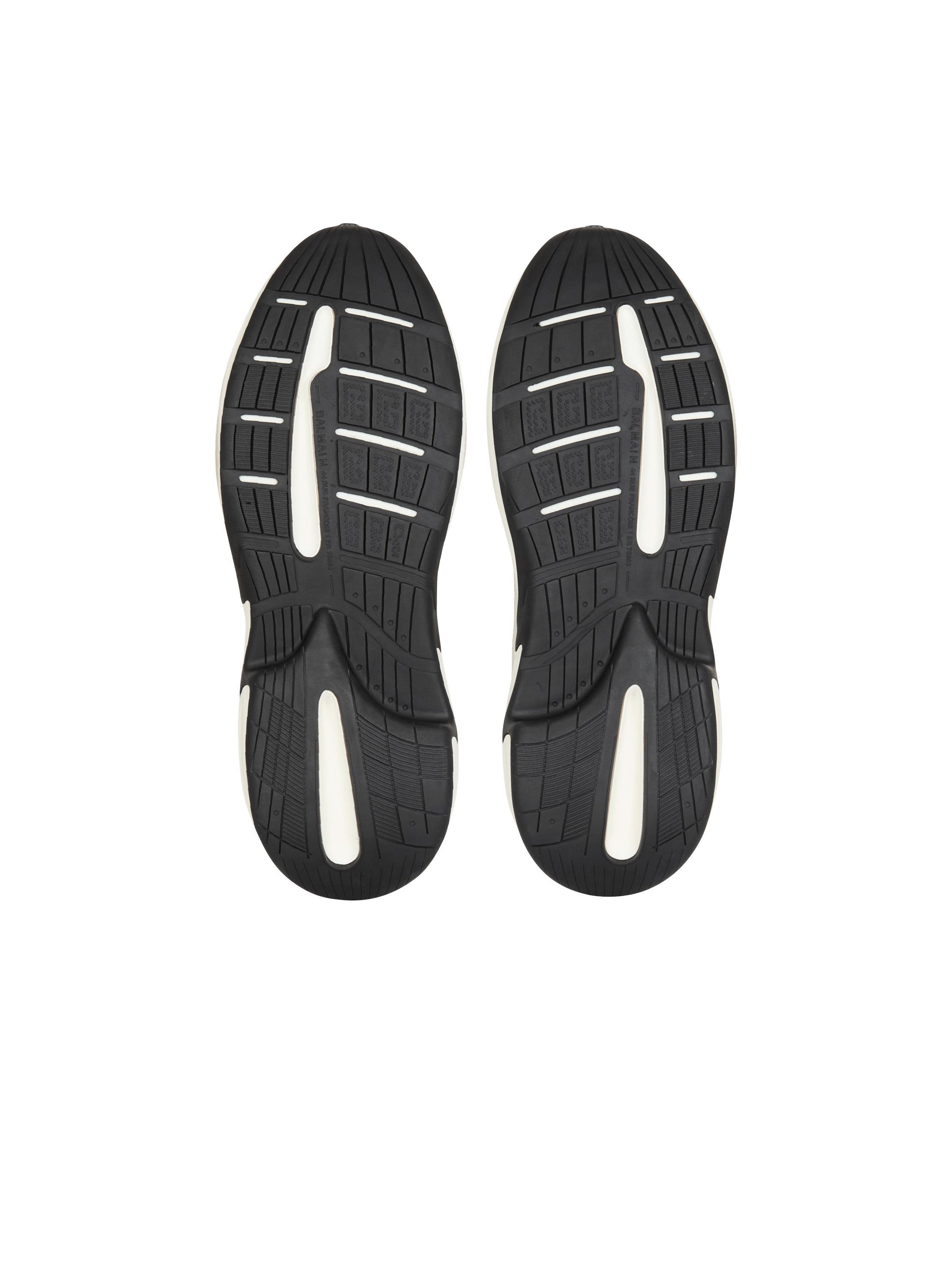 Run-Row leather and nylon trainers Product Image