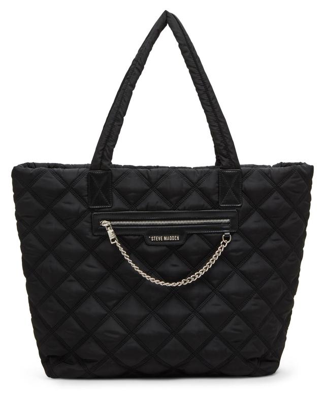 Steve Madden Womens Btonya Zipper Tote Bag Product Image