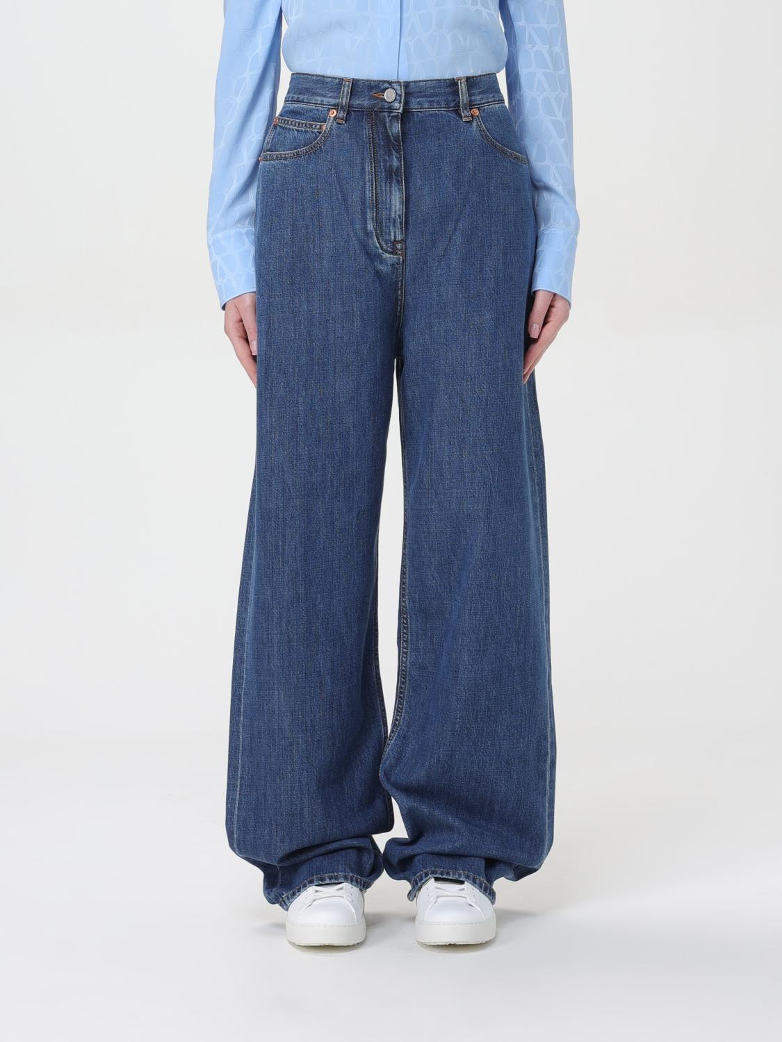 VALENTINO Jeans  Woman Color Denim Product Image