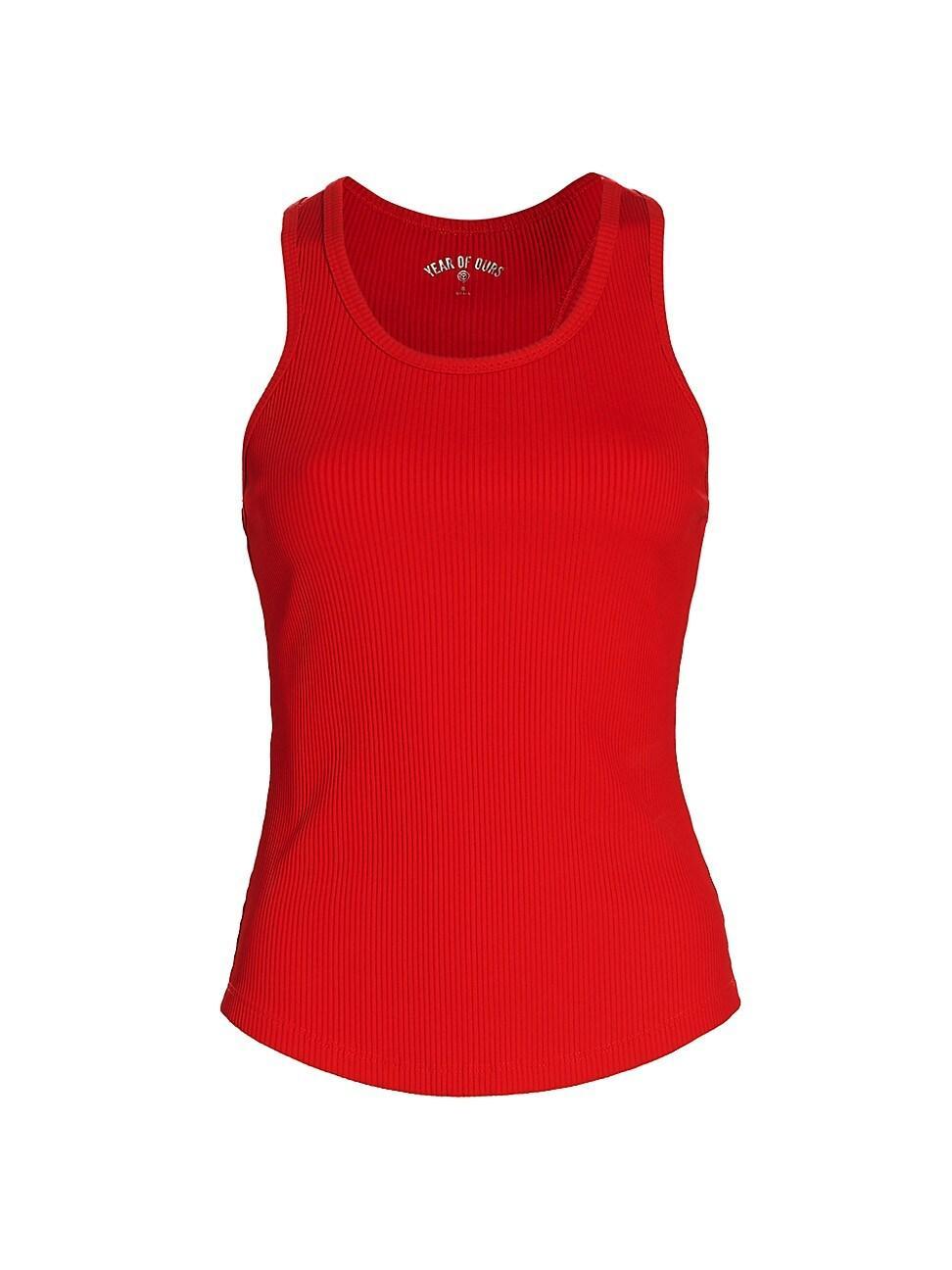 Womens Rib-Knit Tank Top Product Image