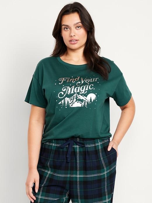 Matching Holiday-Graphic T-Shirt for Women Product Image