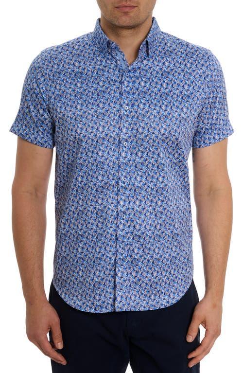 Mens Wade Abstract Cotton Shirt Product Image