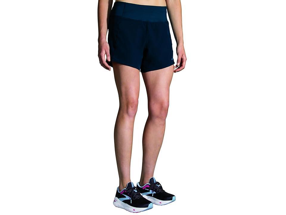 Brooks Chaser 5 Shorts (Ocean Drive) Women's Shorts Product Image