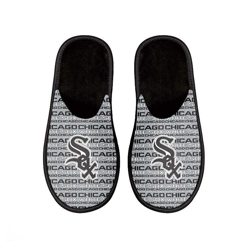 Mens FOCO Chicago White Sox Scuff Logo Slide Slippers Product Image