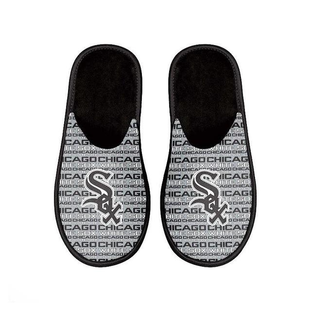 Mens FOCO Chicago White Sox Scuff Logo Slide Slippers Product Image