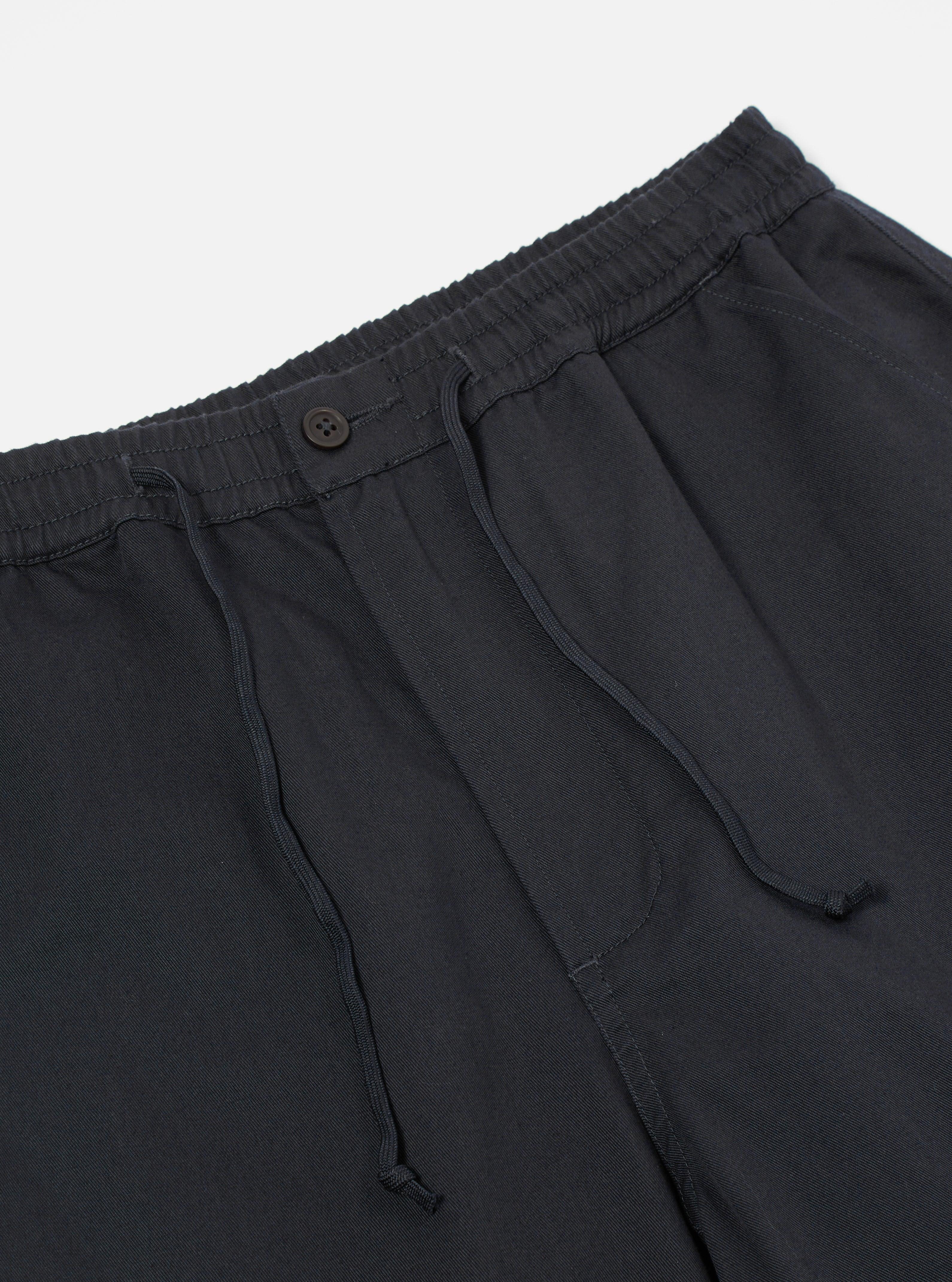 Universal Works Hi Water Trouser in Black Twill Product Image