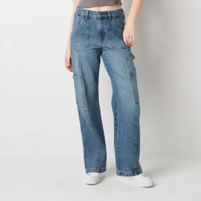 Arizona Juniors Womens Highest Rise Baggy Fit Jean Product Image