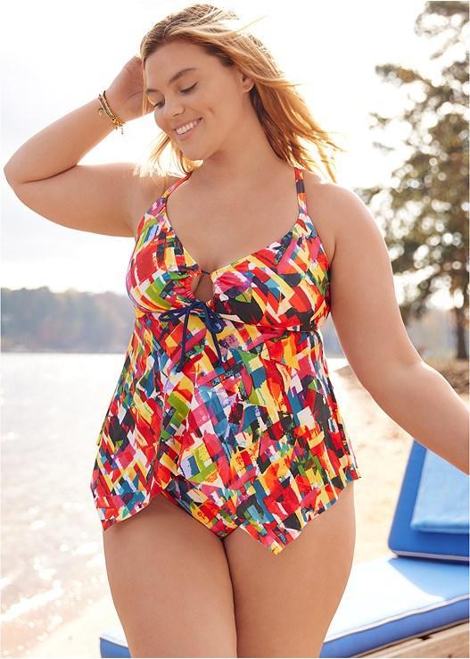 Sharkbite Hem Tankini Top Product Image