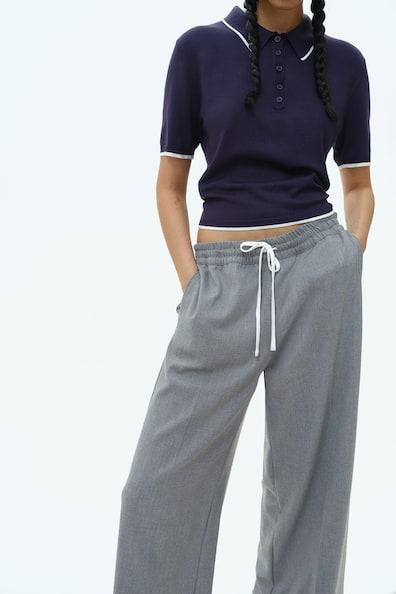 Wide-cut Pull-on Pants Product Image