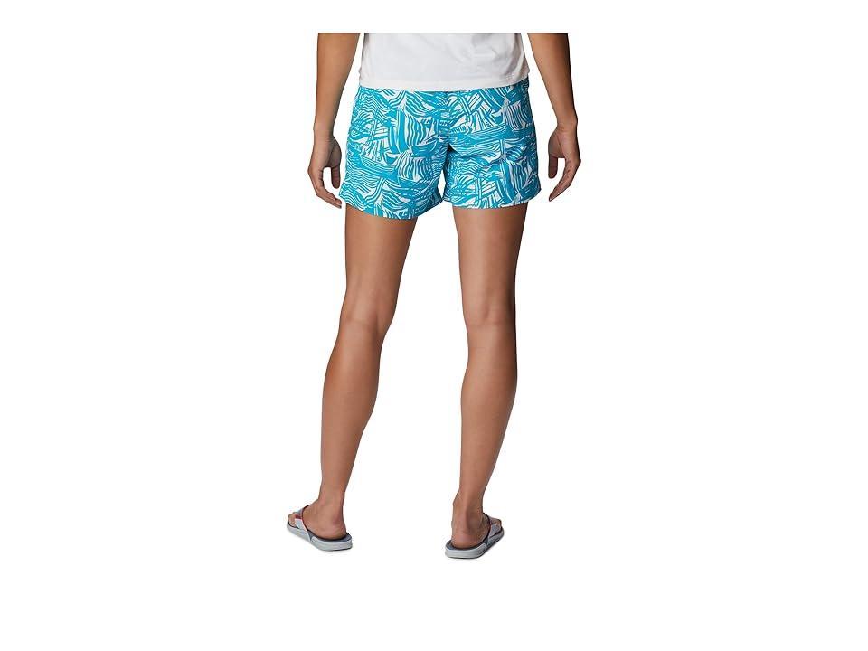 Columbia Super Backcast Water Shorts (Ocean Teal Sailstream) Women's Shorts Product Image