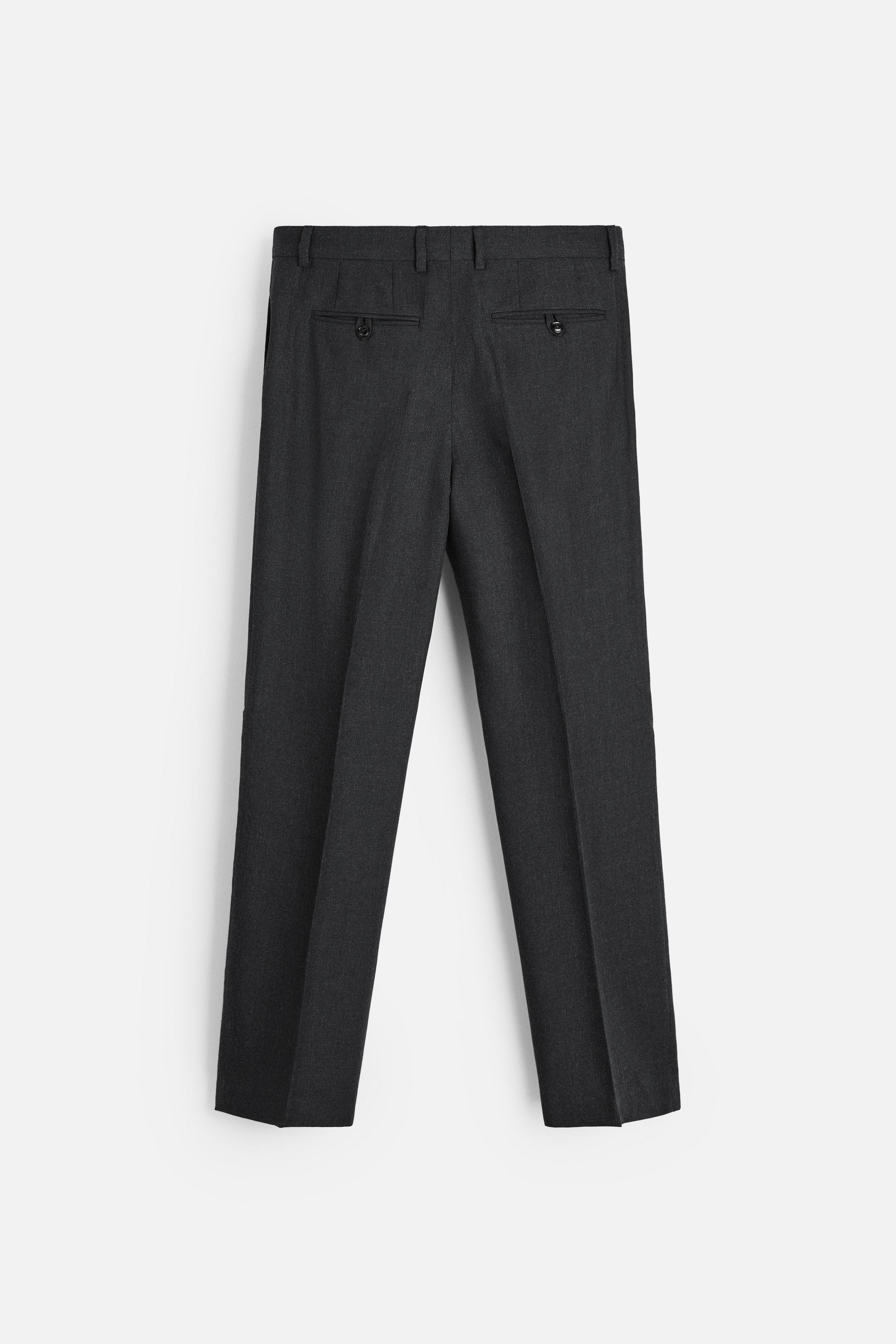 100% WOOL SUIT PANTS Product Image