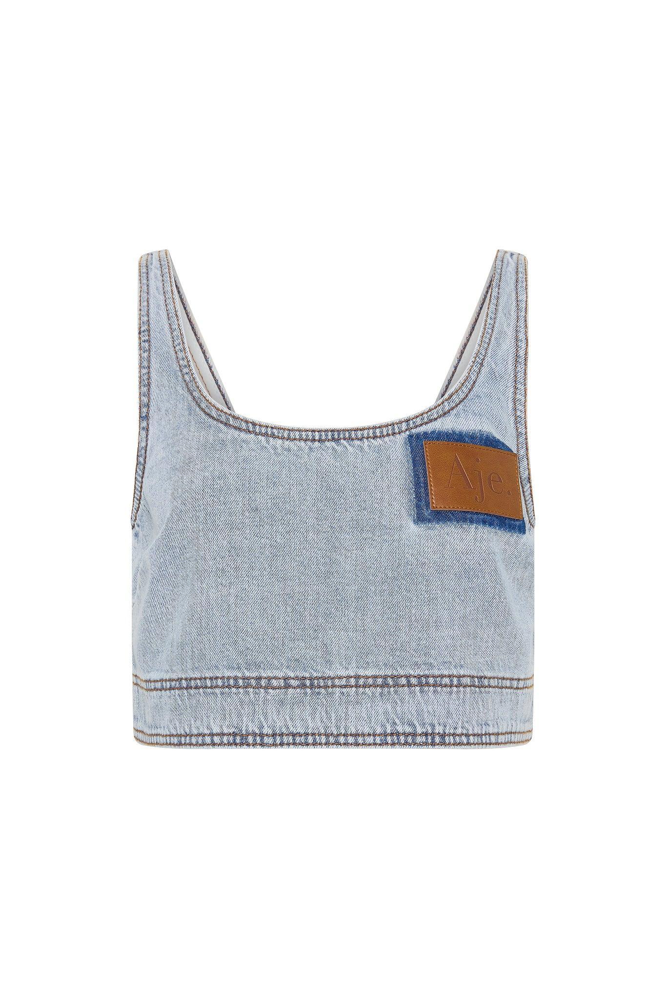 Aura Denim Top Product Image