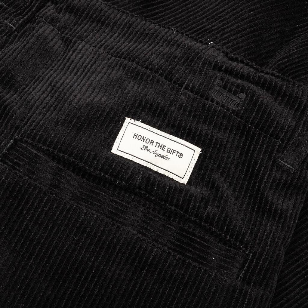 Corduroy Trouser Pant - Black Male Product Image