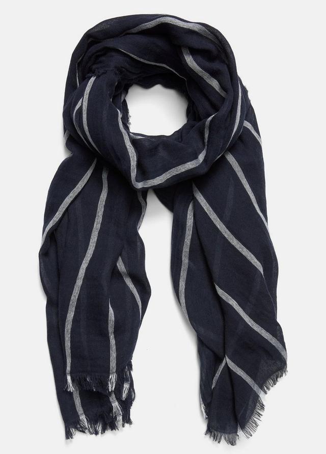 Cotton Gauze Awning Stripe Scarf Product Image