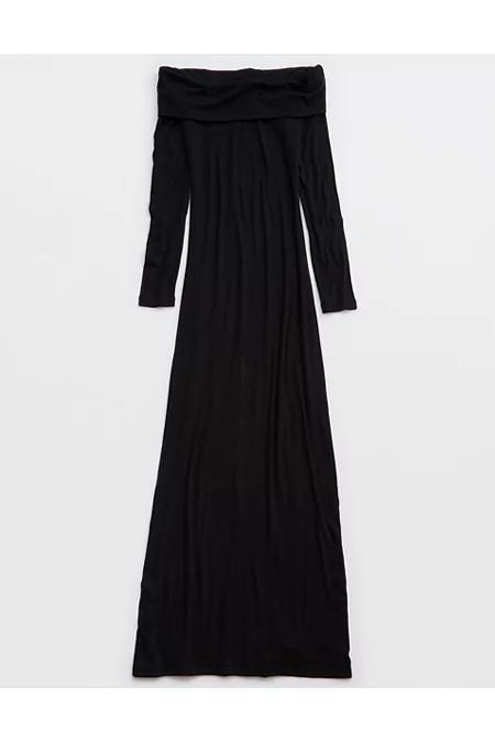 Aerie Off The Shoulder Maxi Dress Women's Product Image