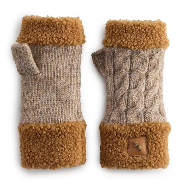 Womens Koolaburra by UGG Cable Knit Fingerless Gloves Product Image