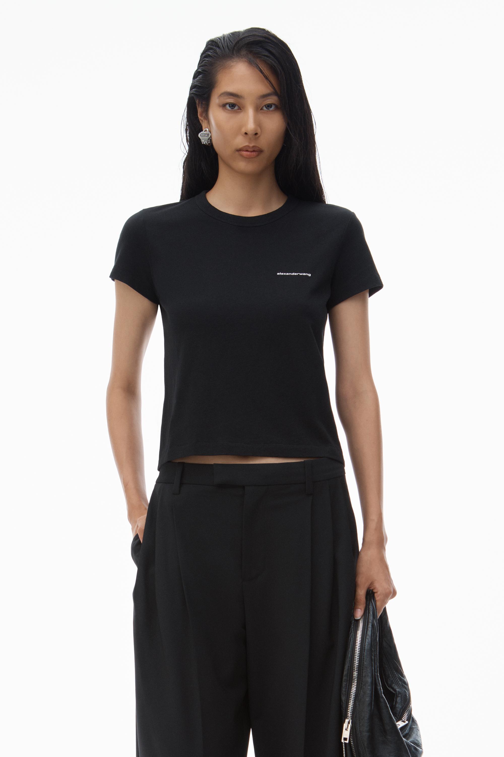 Shrunken Tee In High Twist Jersey Product Image