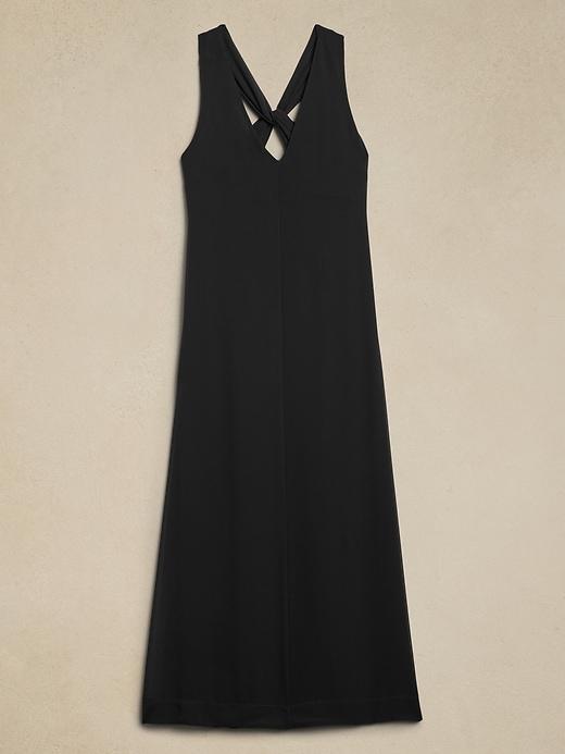 Chiffon Twist-Back Maxi Dress Product Image