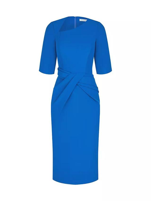 Womens Alexa Pleated Midi-Dress Product Image