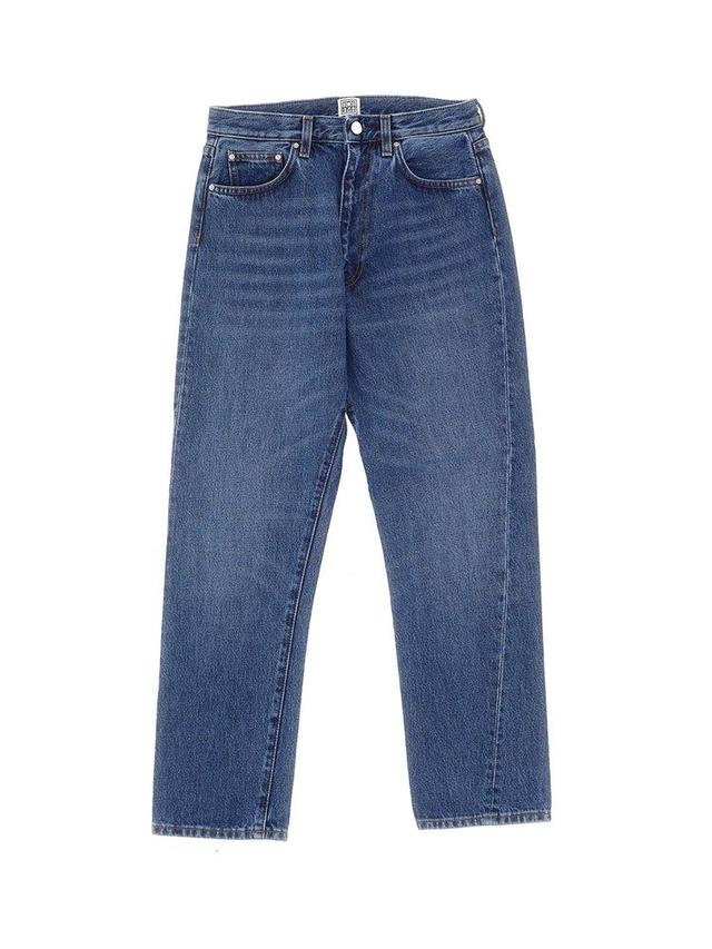 Cropped Straight In Blue Product Image