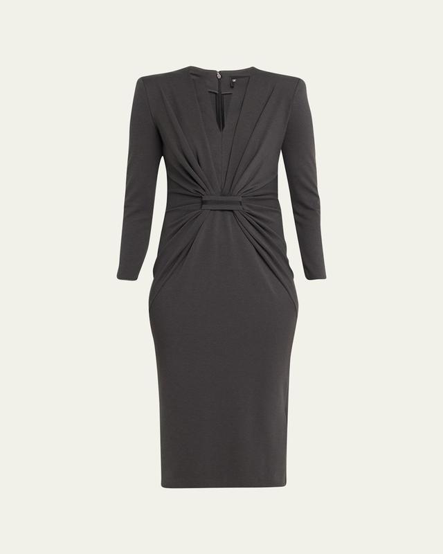 Womens Tab Front Jersey Dress Product Image