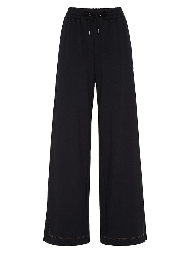 Womens Stretch Cotton Lightweight French Terry Trousers Product Image