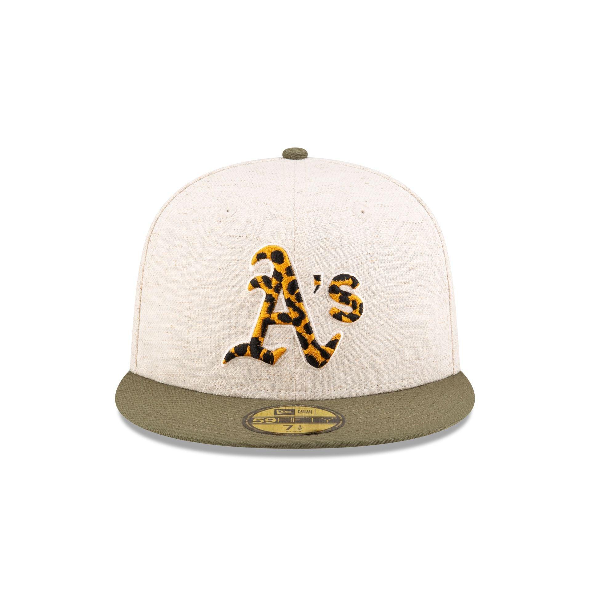 Just Caps Animal Fill Oakland Athletics 59FIFTY Fitted Hat Male Product Image