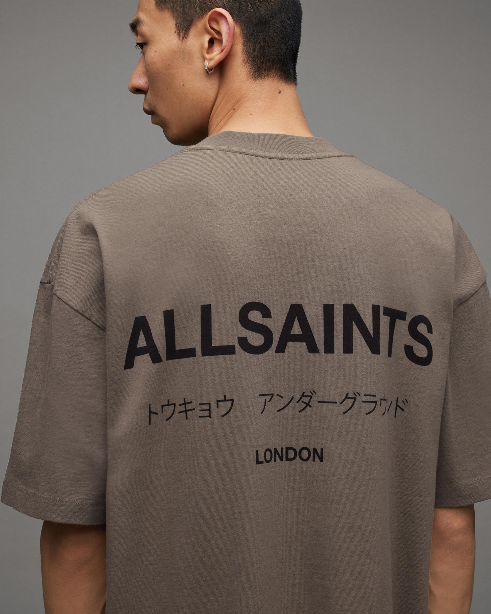 AllSaints Underground Oversized Crew Neck T-Shirt Product Image